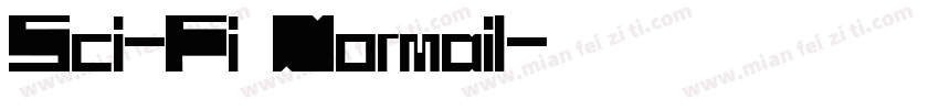 Sci-Fi Normail字体转换